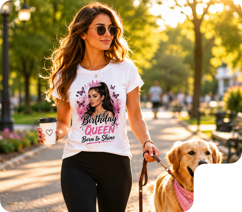 Birthday celebrity custom t-shirt design